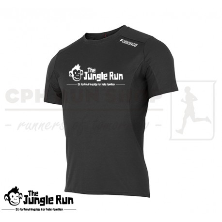 Fusion C3 T-shirt Men, sort - The Jungle Run