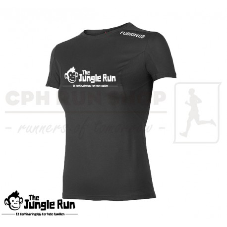 Fusion C3 T-shirt Women, sort - The Jungle Run