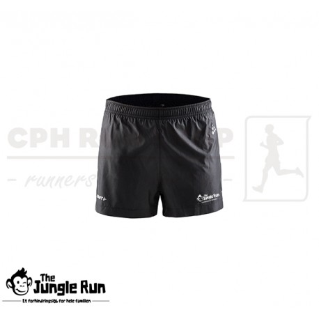 Craft Run Shorts Jr, sort - The Jungle Run