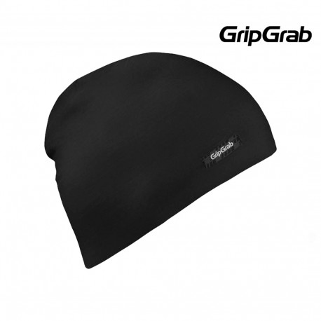 GripGrab Merion Polyfiber Lightweight Beanie, Black