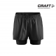 Craft ADV Essence 2-in-1 Stretch Shorts Men, black 