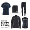 Pakke 2 Jakke-Tee-Tight-Shorts-Vest, Men - HPM Dirty Paws