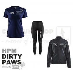 Pakke 1 Jakke-Tee-Tight, Women - HPM Dirty Paws