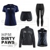 Pakke 2 Jakke-Tee-Tight-Shorts-Vest, Women - HPM Dirty Paws