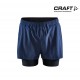 Craft ADV Essence 2-in-1 Stretch Shorts Men, blaze