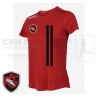 Fusion C3 T-shirt Women, red/melange - RAC
