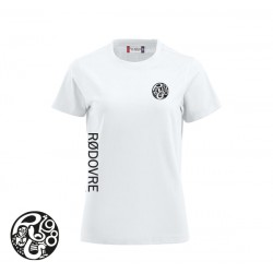 Clique Premium T-shirt, Ladies - Hvid - Rødovre Gymnasium