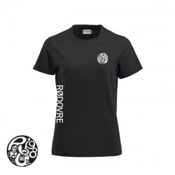 dine sprede Kyst Clique Premium T-shirt, Men - Sort m. hvidt tryk - Rødovre Gymnasium