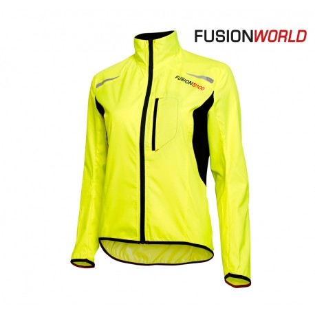 Fusion S100 Run Jacket Woman, yellow