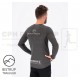 Fusion Merino 150 L/S Shirt Men, grey - Bistrup Trailklub