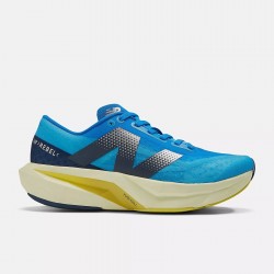 New Balance FuelCell Rebel Women, spice blue with limelight and blue oasis