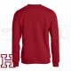 Clique Basic Roundneck - Burgundy - Herlev Rebels