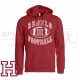 Clique Basic Hoody - Burgundy - Herlev Rebels