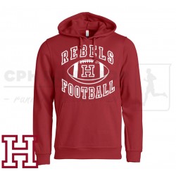 Clique Basic Hoody - Burgundy - Herlev Rebels