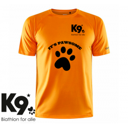 It's Pawsome - Craft Core Unify Training Tee Men, tiger - K9 Biathlon