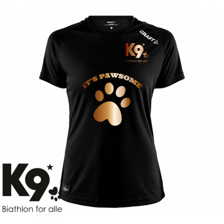 It's Pawsome - Craft Community Function Tee Women, sort - K9 Biathlon