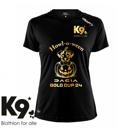 Dacia Gold Cup 2024 - Craft Community Function Tee Women, sort - K9 Biathlon