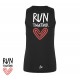 Rush 2.0 Singlet Black, Women - Run Together