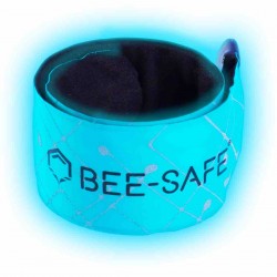 Bee-Safe "Click" Led Safety Band, blå