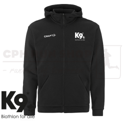 Craft Community 2.0 Logo FZ Hoodie M, Black - K9 Biathlon