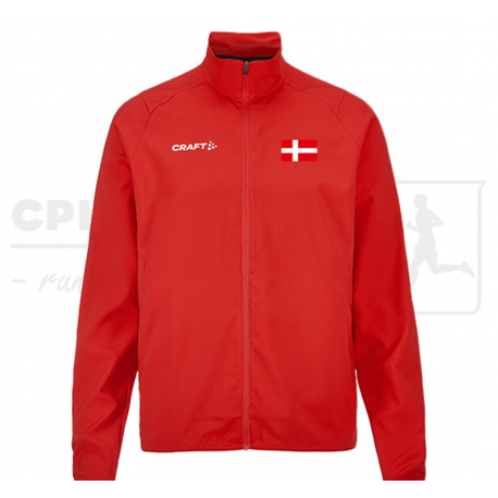 Rush 2.0 Training Jacket M - Rød - DOCRU EM & VM