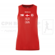 Rush 2.0 Singlet W - Rød - DOCRU EM & VM