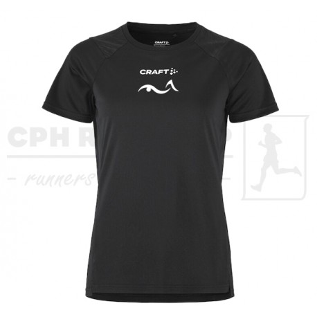 Craft Rush 2.0 SS Tee Women Black - Københavns Fridykkerklub