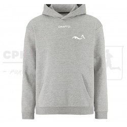 Craft Community 2.0 Logo Hoodie Men- Grey Melange - Københavns Fridykkerklub