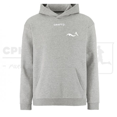 Craft Community 2.0 Logo Hoodie Men- Grey Melange - Københavns Fridykkerklub