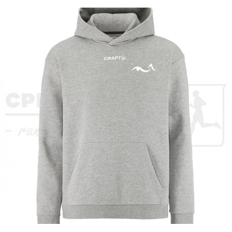 Craft Community 2.0 Logo Hoodie Women- Grey Melange - Københavns Fridykkerklub