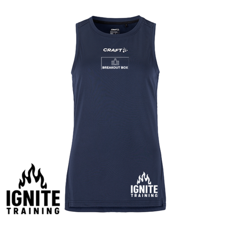 Craft Rush 2.0 Singlet Women, navy - OCR Vestegnen