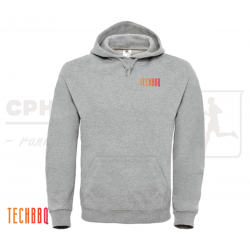 Sweat ID.003 Hoodie Heather grey - TechBBQ