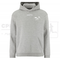 Craft Community 2.0 Logo Hoodie Men- Grey Melange - Københavns Fridykkerklub