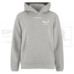 Craft Community 2.0 Logo Hoodie Women- Grey Melange - Københavns Fridykkerklub