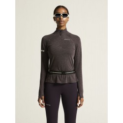 Craft ADV Subz LS Wool Tee 3 Woman, rose brown melange