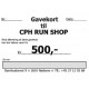 Gavekort 500,-