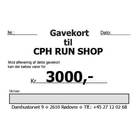 Gavekort 3000,-