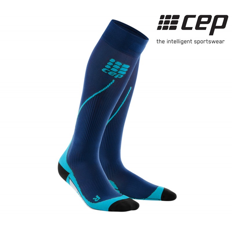 dobbeltlag kandidat rack CEP Pro+ Run Sock 2.0 Men, deep ocean/hawaii blue