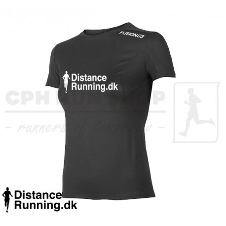 Fusion C3 T-shirt Women, black - DistanceRunning.dk