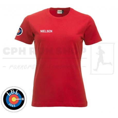 CliqueNew Classic-T Women, red - Lyngby Bueskyttelaug